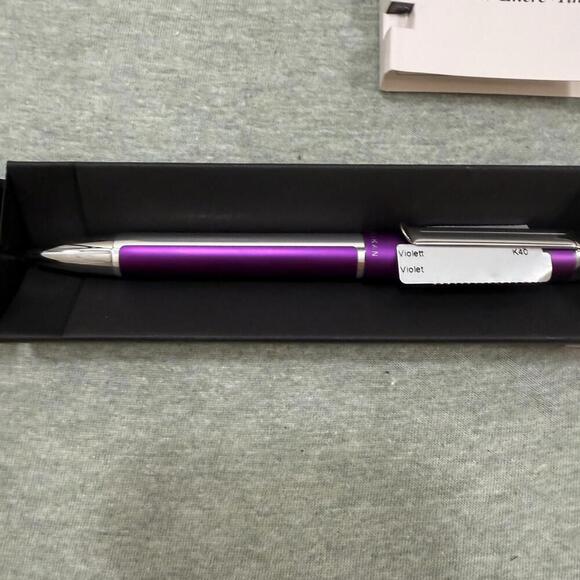 Pelikan Pura K40 Violet Ballpoint Pen New In Box - Picture 2 of 6